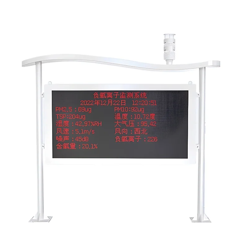 

Negative oxygen ion monitoring system Wetland Park Botanical Garden Air Quality Negative oxygen ion monitoring station