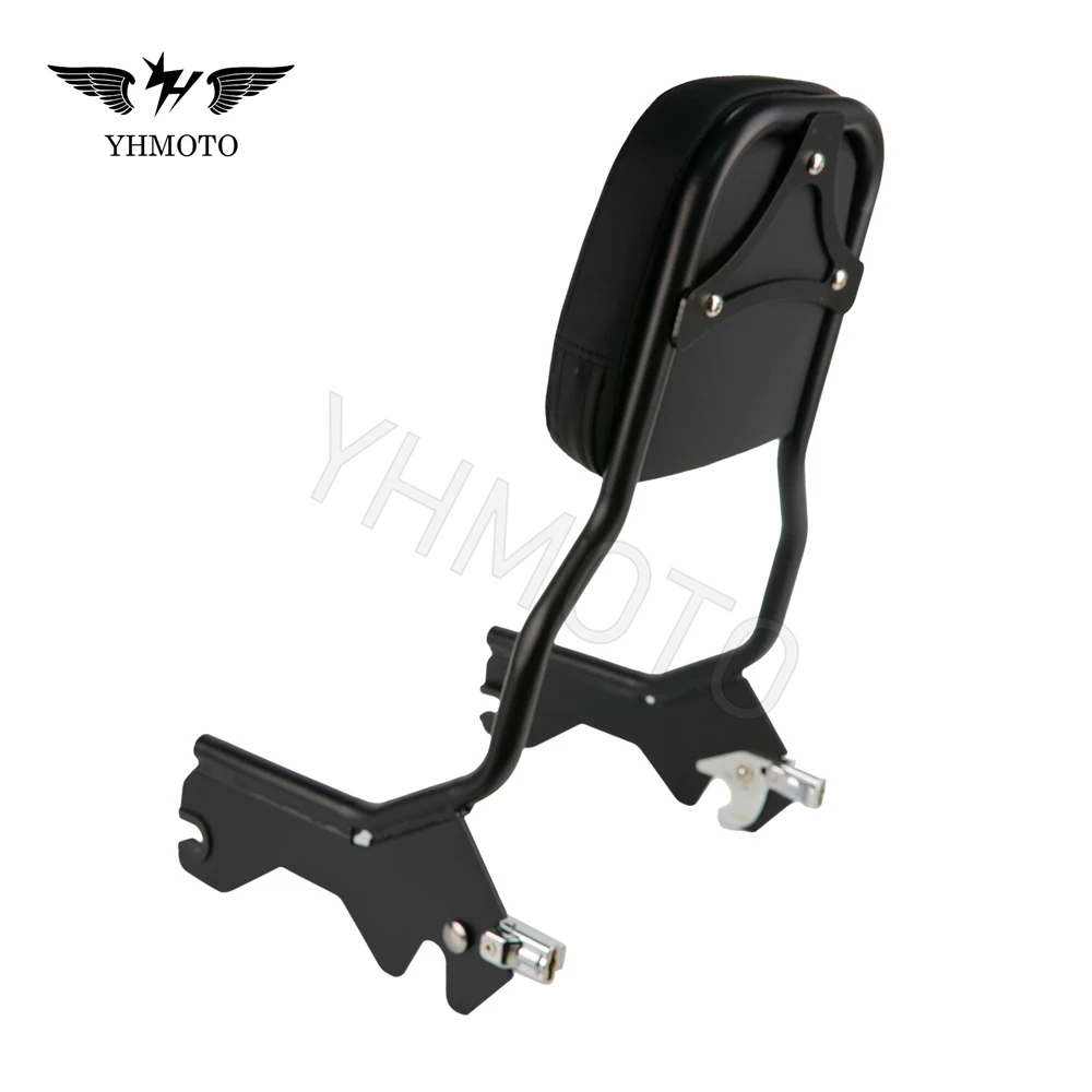 for Harley FXLR FXLRS FLSB Motorcycle Short Sissy Bar Sissybar Frame Back Rest Pad Rack Backrest 52300433 2018 - 2023