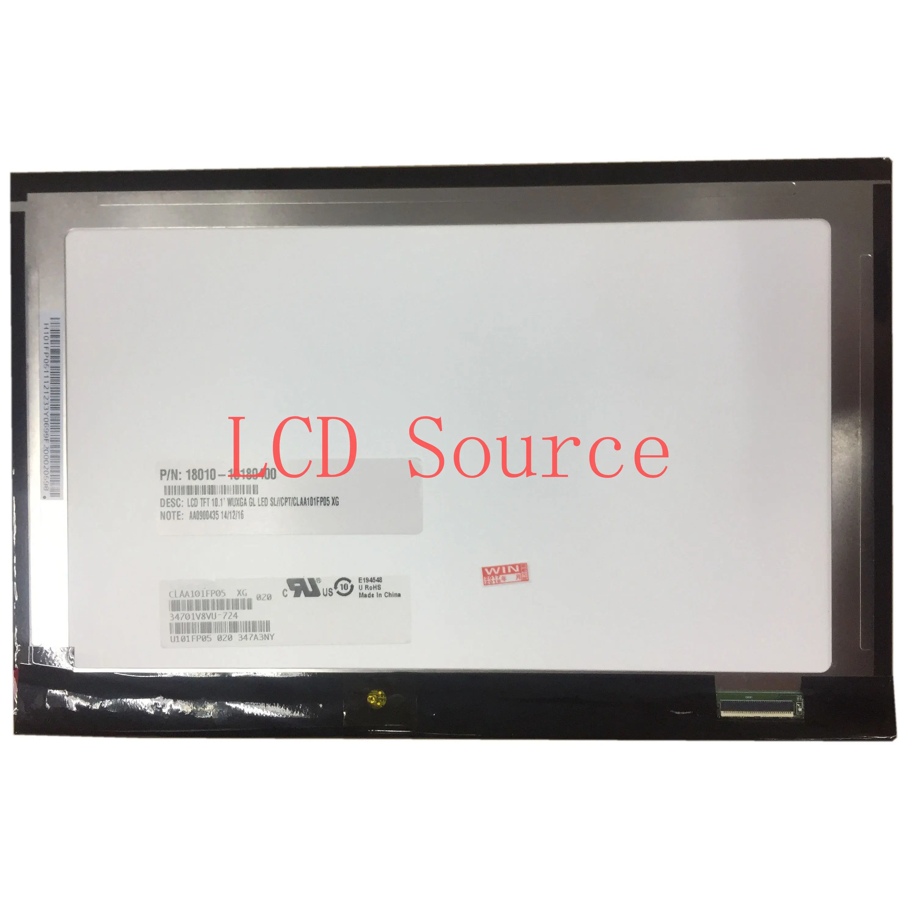 Cla101fp05 XG fit B101UAN01.7 PANEL de pantalla LED LCD nuevo