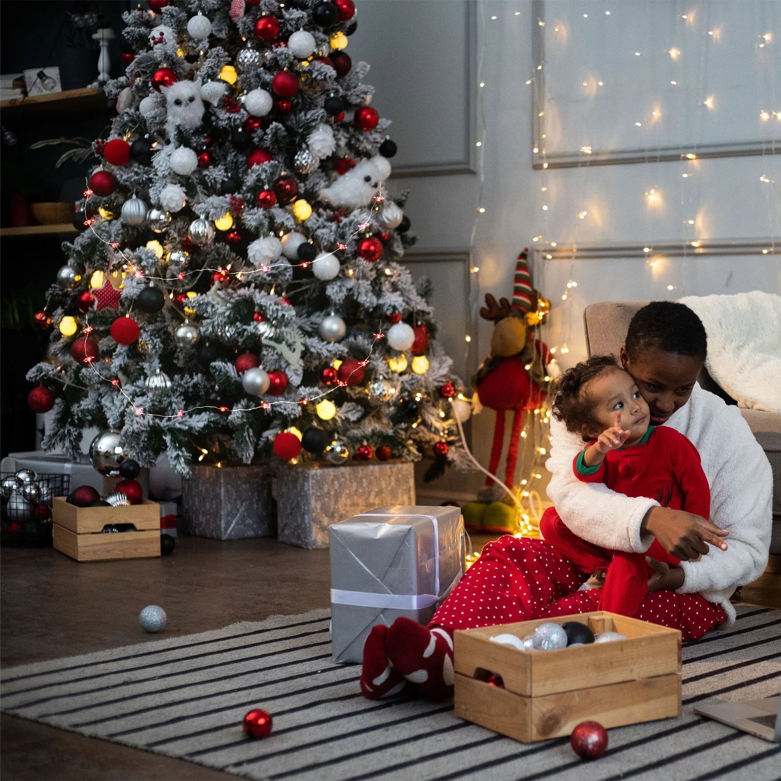 1 قطعة سلسلة ضوء عيد الميلاد تصميم قصب الحلوى LED مصباح معلق ديكور مهرجان الحفلات جو رومانسي دافئ سلسلة الزخرفية #2