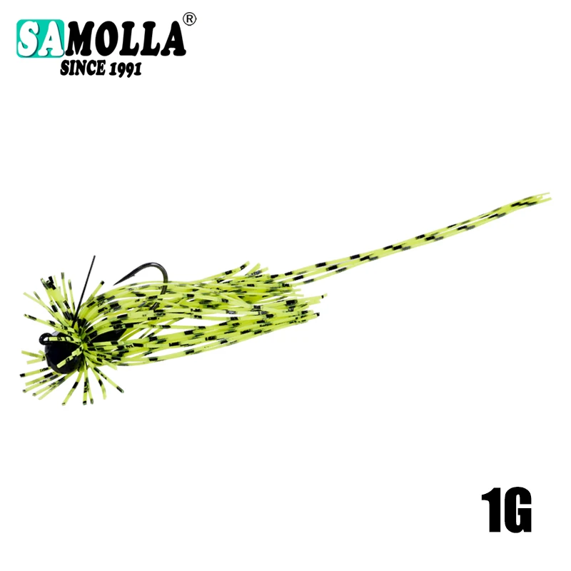 1pc Rubber Jig, Skirt Jig With Lead Head Hook For Trout Perch Bass, Fishing Accessory