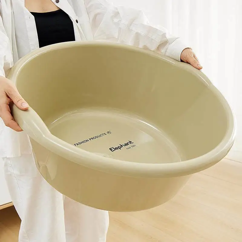 

Large Size Durable Thick Plastic Washing Basin round Shape Bath Tub for Babies And Children Foot Soaking Basin Face Basin