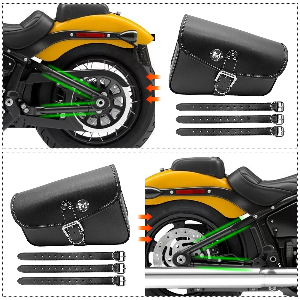 Motorcycle Scooter Universal Hanging Edge Bag for Harley Modified Edge Box Edge Bag Saddle Tool Knight Side Bag
