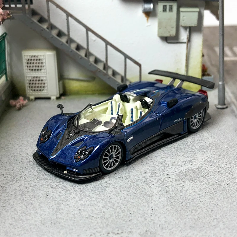 Diecast Model Car 1:64 Rozmiar Pagani Zonda HP Alloy Car Model Pagani Super Muscle Car Collection Zabawki dla chłopców Prezent Oryginalne pudełko