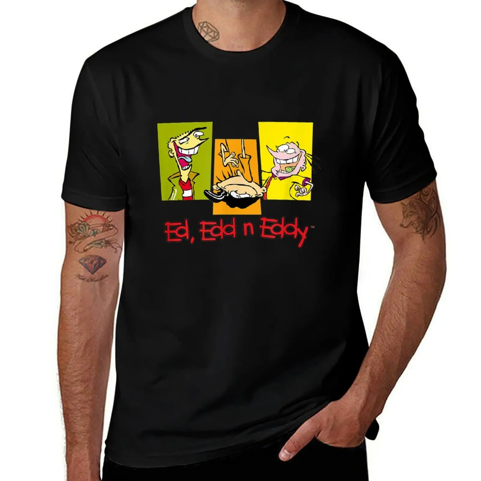

Mens Ed Edd.n.Eddyzz Three Eds T-Shirt man t shirt cotton high quality t shirt man casual