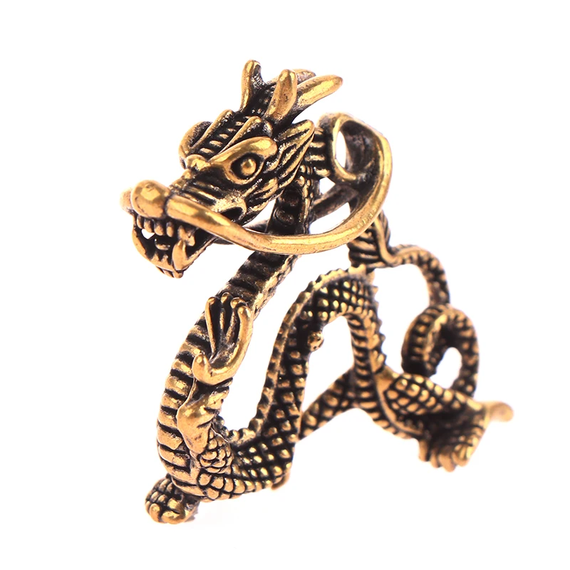 Chinese New Year Dragon Year 12 Zodiac key chain car key chain Ornaments pendant Brass