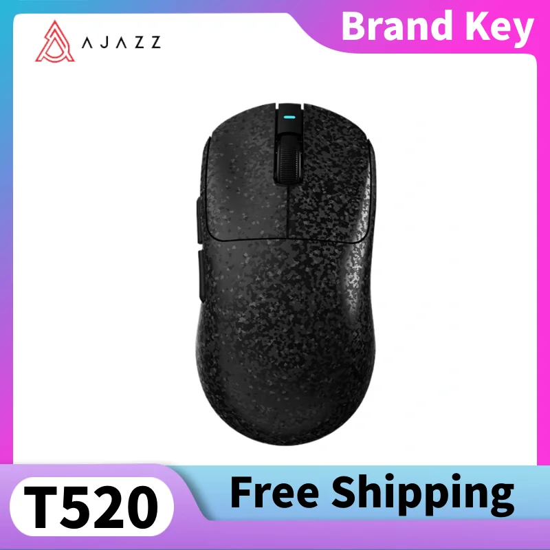 

AJAZZ T520 T520MAX Carbon Fiber Wireless Lightweight Mouse with PAW3311/PAW3395 Sensors 12K/26k DPI1000hz Wired Gaming Mouse