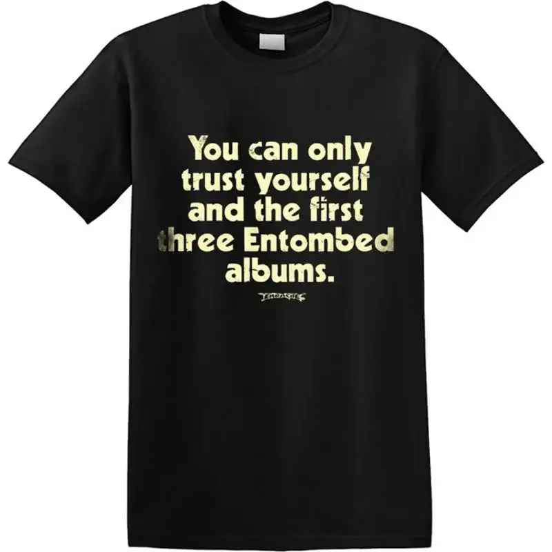 Blouse Boys Unisex ENTOMBED  'Trust' TShirt Kawaii Summer T-Shirts