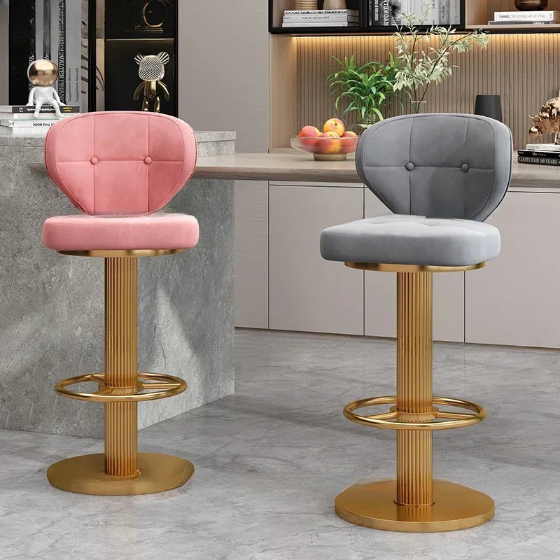 

Modern Bar Stools Kitchen Counter Chairs Luxury Breakfast Chair Furniture Height Banks Stool Home Taburete Alto Antique Designer