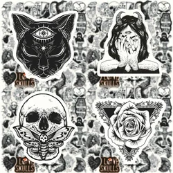 50Pcs  Classic Gothic Stickers Goth DIY Stickers Scrapbooking Phone Luggage Skateboard Waterproof Decals