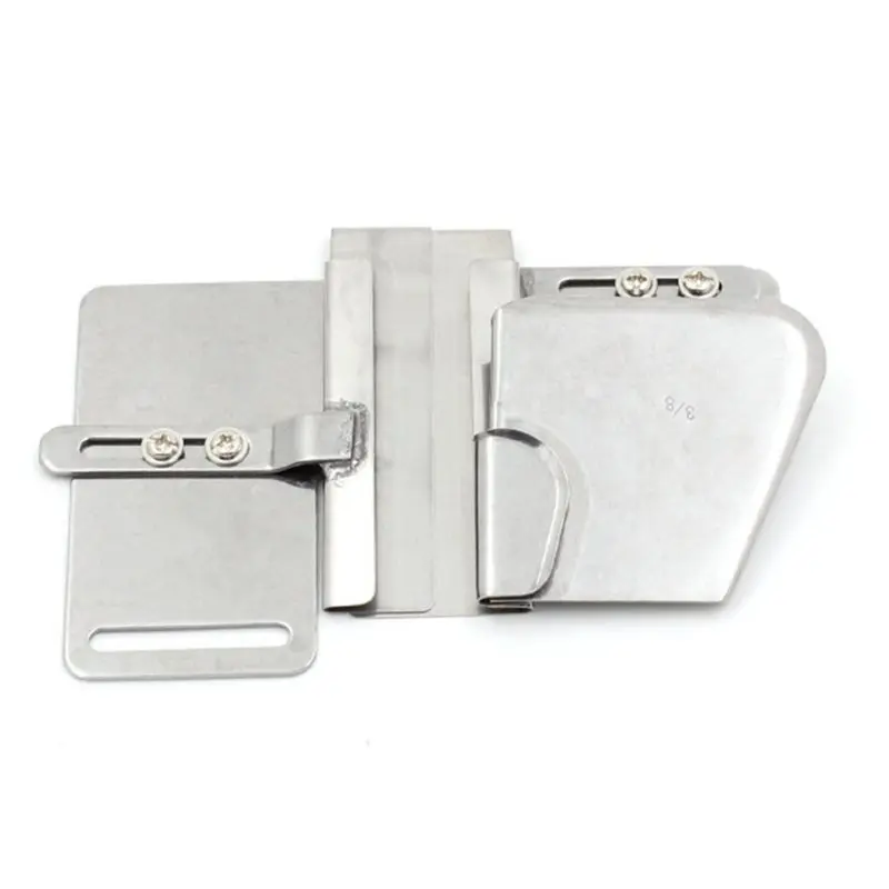 Multi-use Gear 10mm Flat Car Zipper Puller Stainless Steel Width Adjustable Edge Binding and Sewing Sewing Machine Accessories