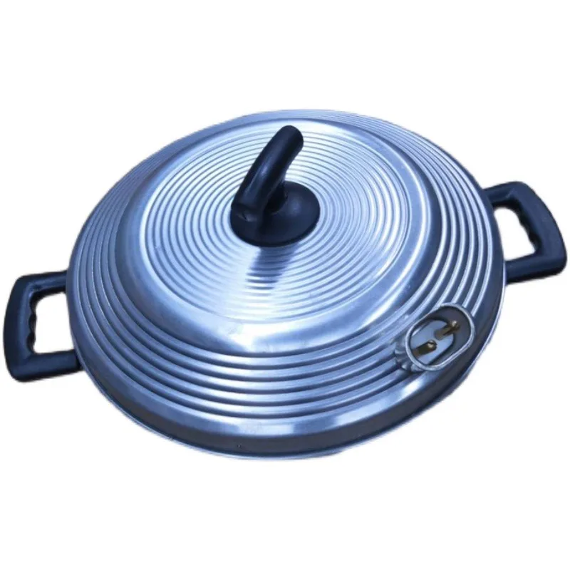 Barbecue  pan electric frying  anti-scalding, ears with lids, shelves 30 cm