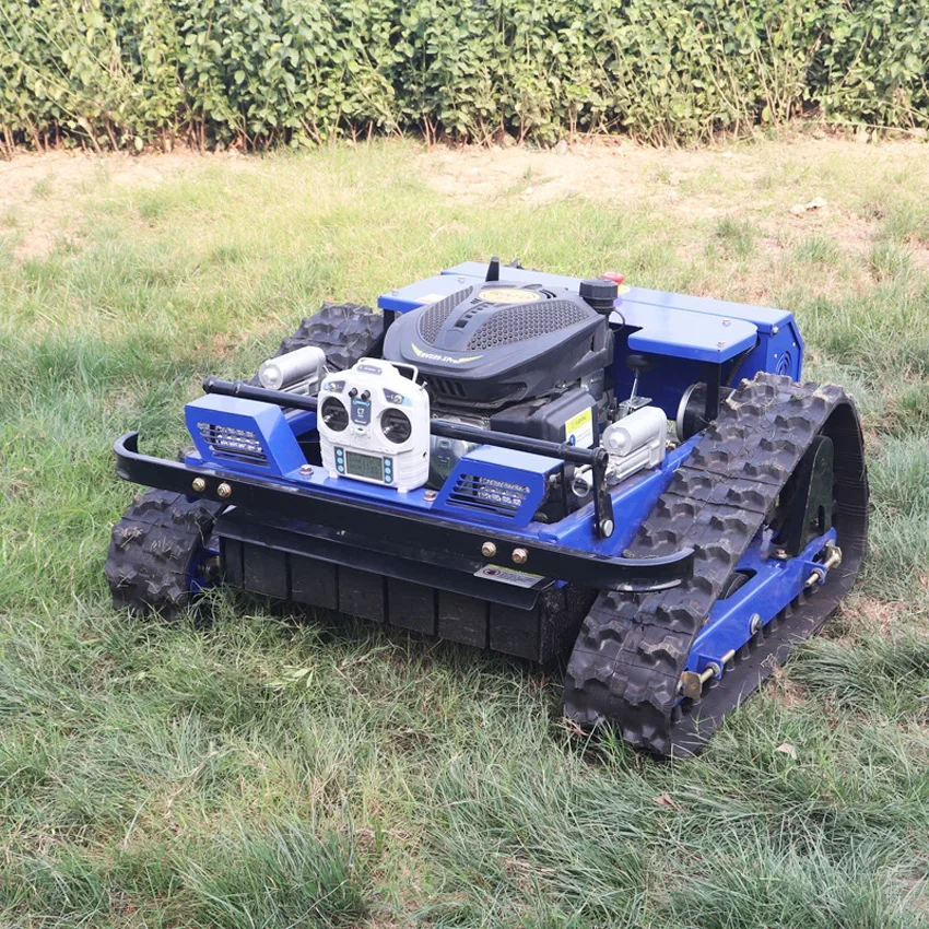 Free Shipping CE EPA Diesel Engine All Terrain Grass Cutting Machine Agriculture Rubber Tracks Remote Control Robot Lawn Mower