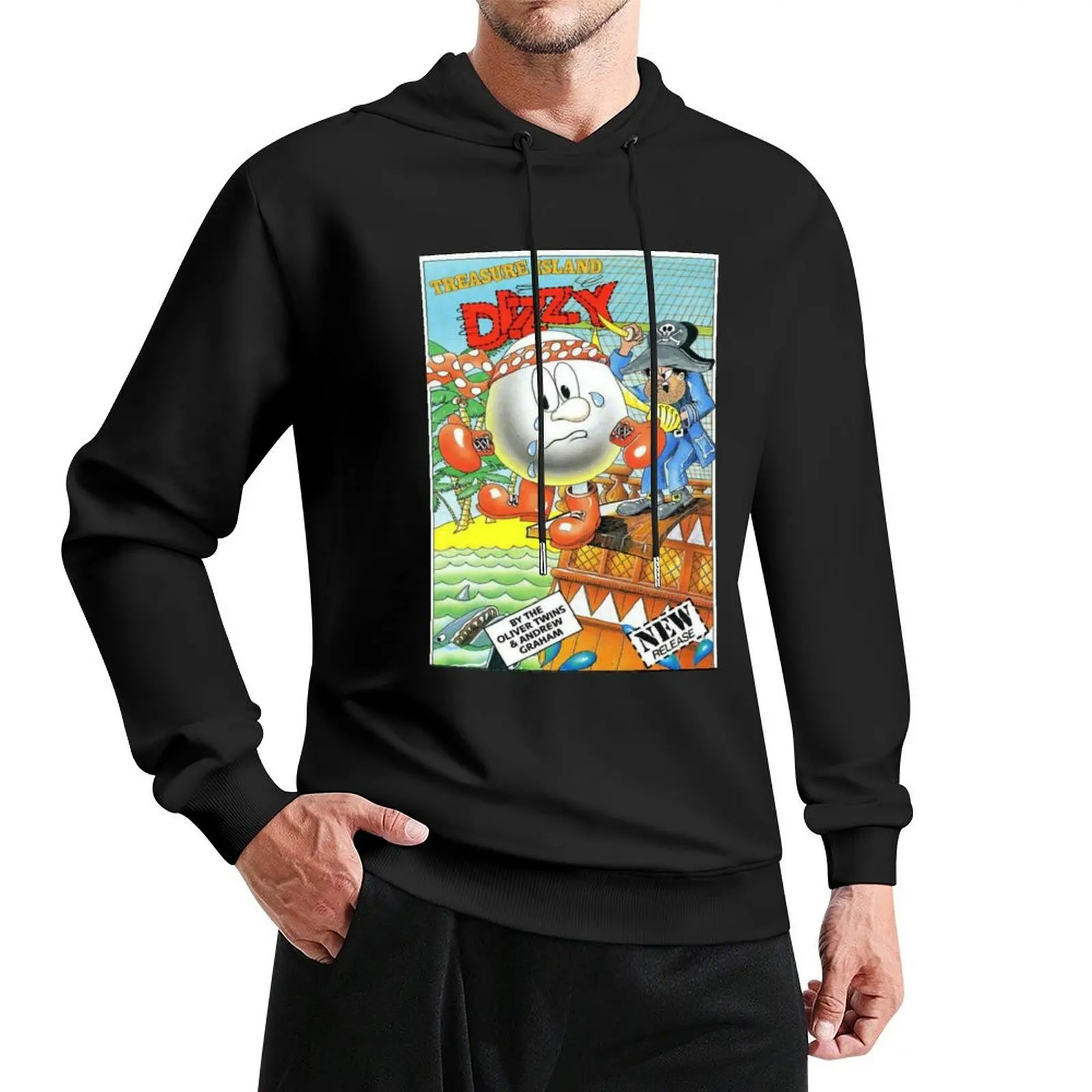 ZX Spectrum Treasure Island Dizzy Pullover Hoodie men's sweat-shirt set graphic hoodie