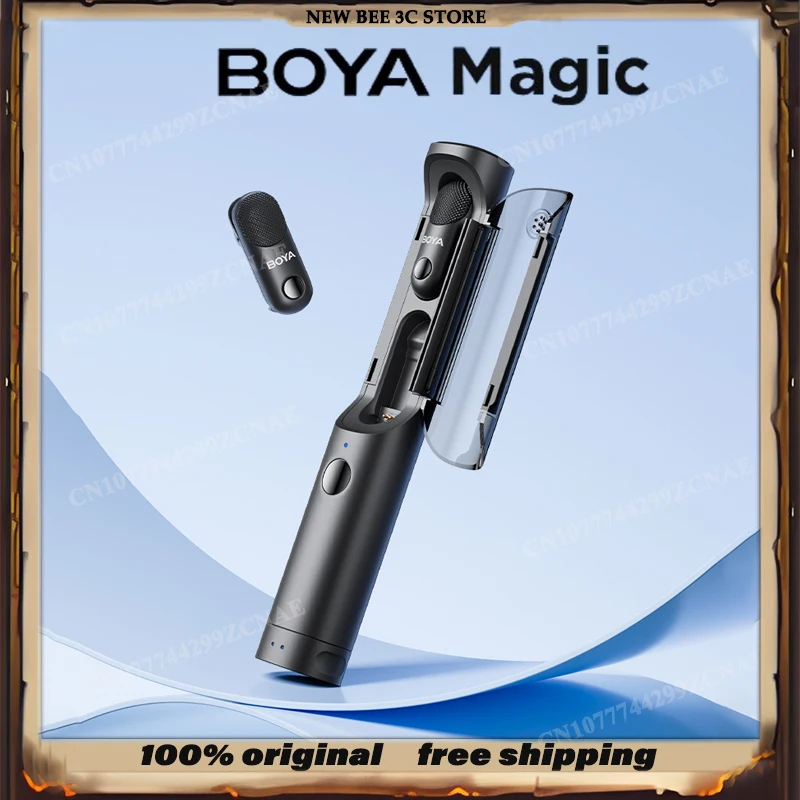 

BOYA BOYA Magic Wireless Lavalier Microphone 4 Forms in 1 Mic for iPhone Android Camera for Interview Live Streaming Magic-08