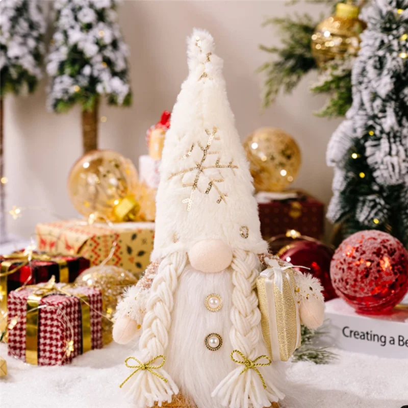 A44U جنوم عيد الميلاد دمية مجهولي الهوية عيد ميلاد سعيد زينة عيد الميلاد للمنزل عيد الميلاد زخرفة عيد الميلاد نافيداد هدايا الولادة السنة الجديدة سهلة Inst