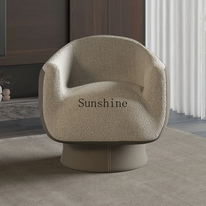 Italian minimalist shell leisure chair living room bedroom sofa single chair