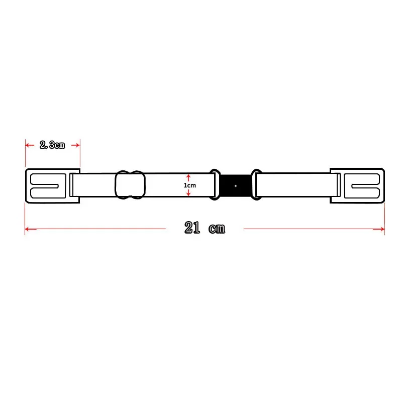 Correias antiderrapantes para mulheres, cinto de suporte ajustável com clipes traseiros, elástico e poliéster, acessórios de upgrade para senhora, novo, 1pc