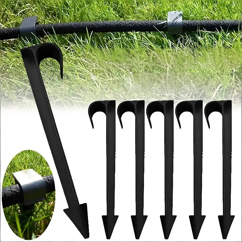 Hose Brackets Bulk Pack 20 or 50 for Garden Water Pipe Fittings Weatherproof Clips for Lawn Maintenance