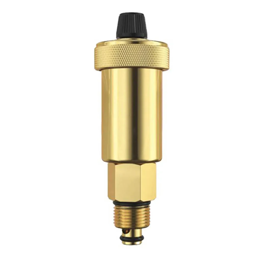 Quick Vent Valve for Heating Applications Automatic Brass Valve with Shutoff Functionality Max Pressure 10 Bar
