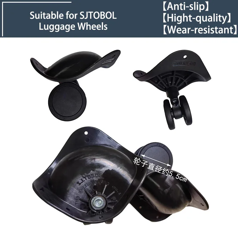 

2/4 Wheels Universal Wheels for SJTOBOL T19B Swivel Wheels Luggage Accessories Replacement Trolley Parts for Suitcase