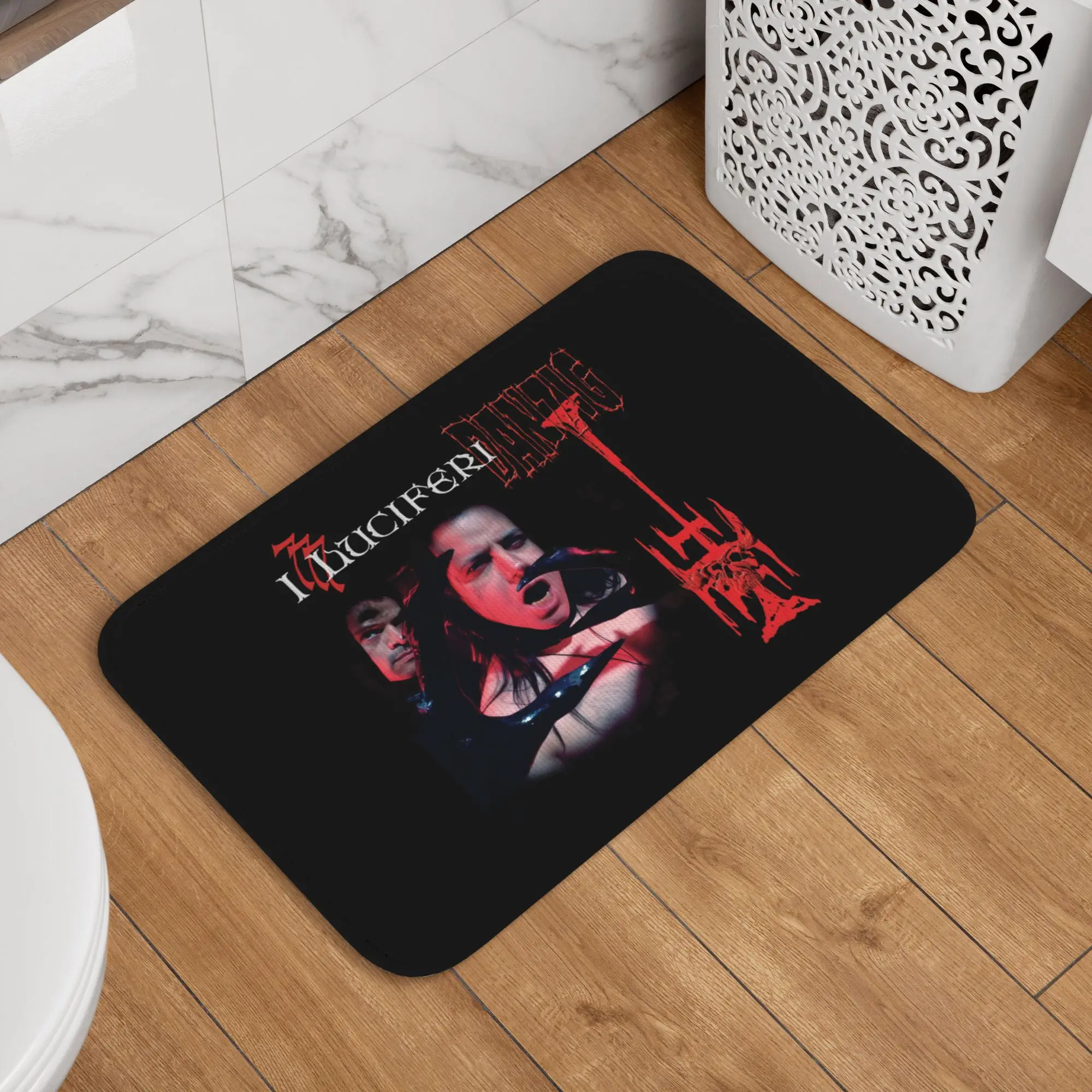 Custom Danzig Heavy Metal Rock Band Gothic  Doormat Non-Slip Bathroom Kitchen Mat Toilet Floor Door Entrance Carpet Rug
