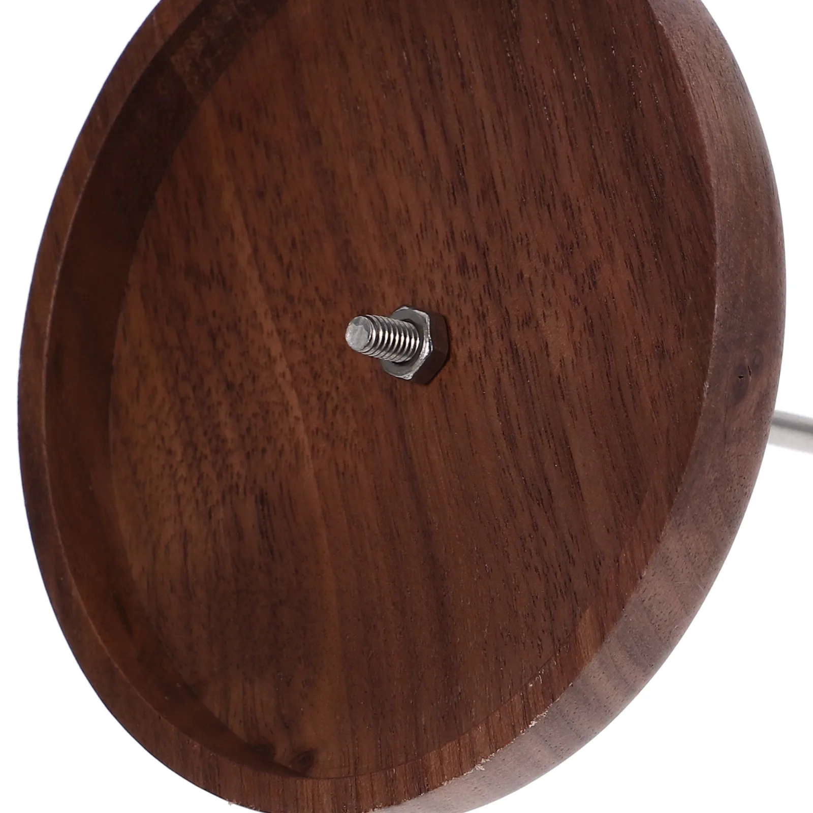Sturdy Wood Base Receipt Holder Spike for Bills Tickets Checks Memos Files Desktop Organizer in Office Restaurant Bar Reception