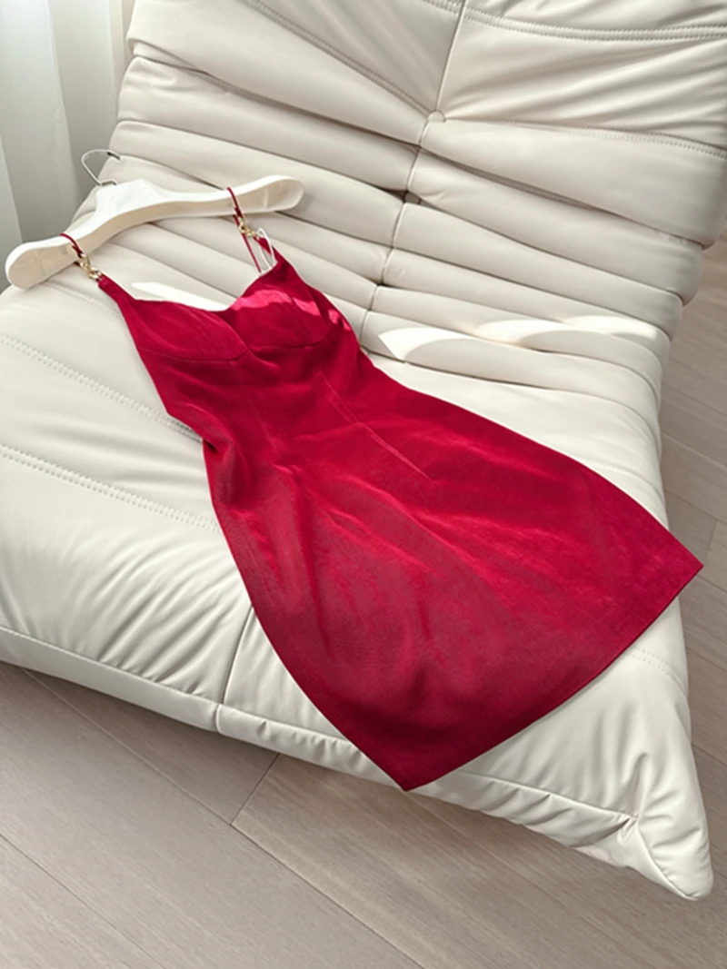 

Винтажное вечернее платье Zhang ng винно-красного цвета Pure Desire, облегающее, класса люкс, силуэт бального платья, с завышенной талией, А-силуэт, S...