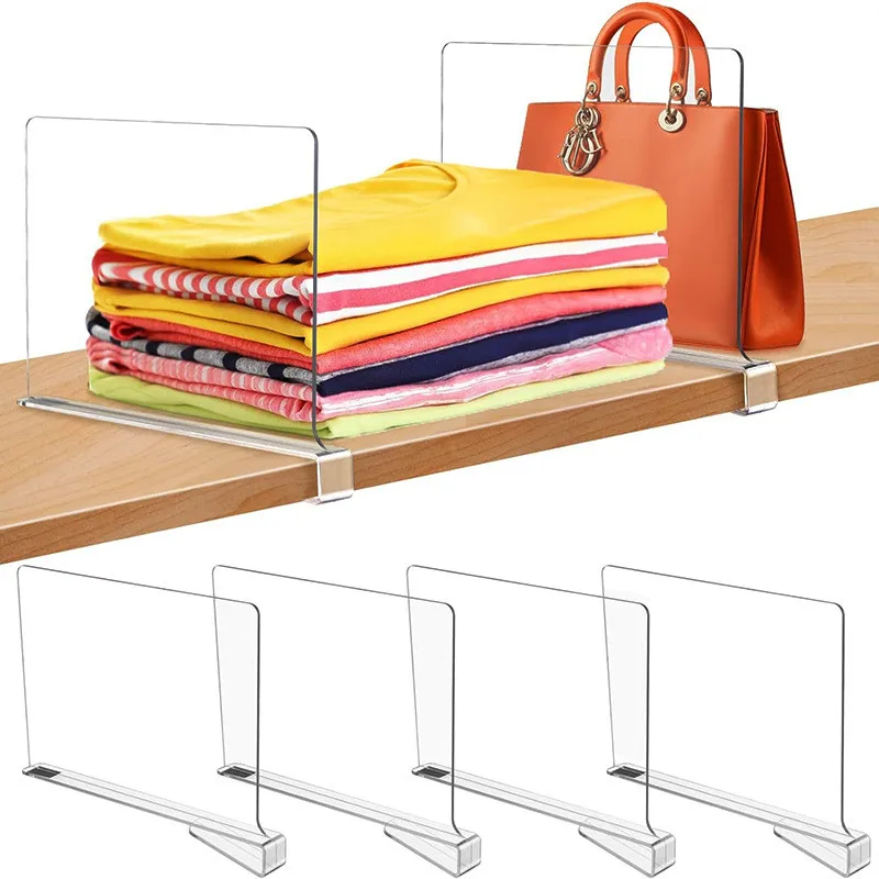 

Shelf Dividers For Closet Organization Clear Closet Shelf Divider For Clothes Purses Separators Wood Shelves Organizer For Bedro