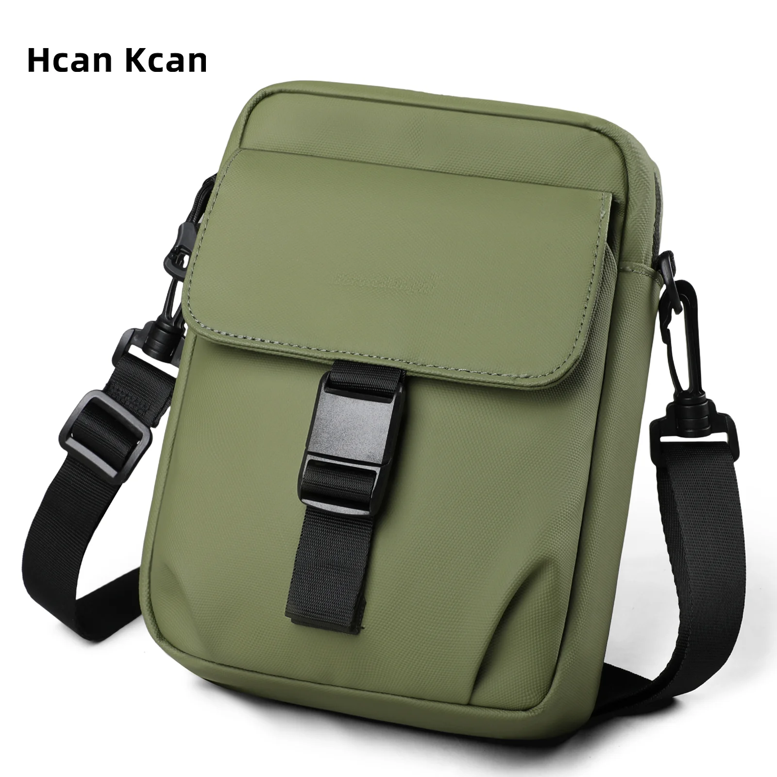 

HcanKcan Fashion Men's Crossbody Bag Lightweight Casual Shoulder Bags Waterproof Simple Phone Bag Portable Sling Messenger Pack
