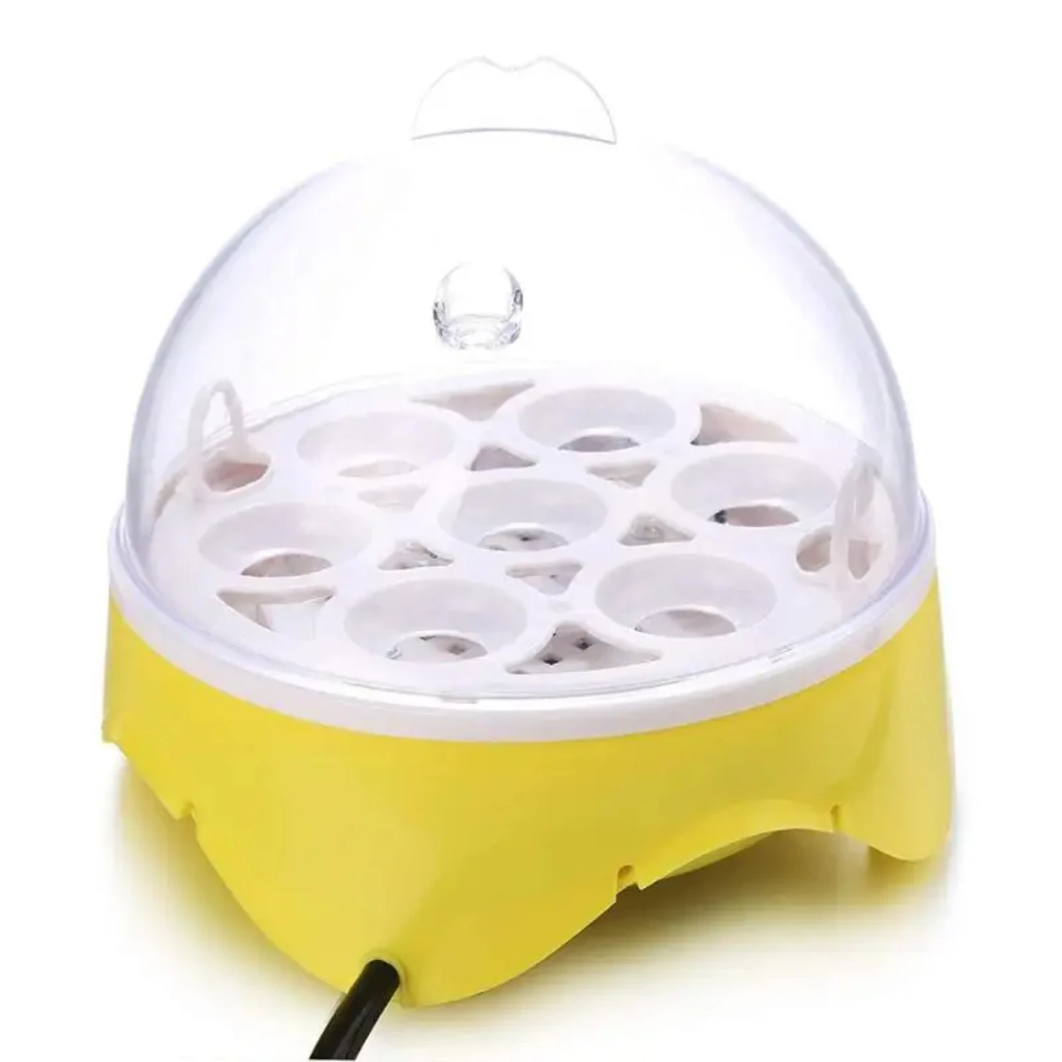 Egg Incubator Poultry Incubator Brooder Digital Temperature Hatchery Egg Incubator Hatcher Chicken Duck Bird Pigeon Mini 7 PCS