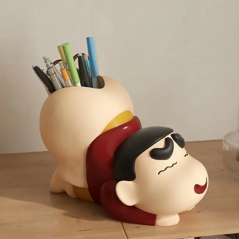 Neuer Crayon Shin-chan Stifthalter Lustiger Po-Schreibtisch-Organizer Geschenk für Beste Freunde Geburtstag Bürodekoration Witziger Stifthalter 2026 Geschenk – Detail 2