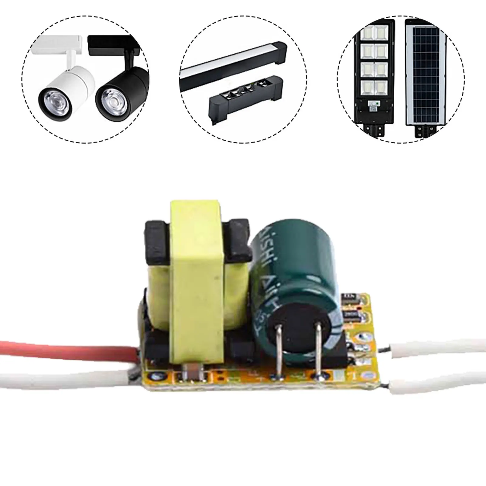 1PC L E Driver Transformer แหล่งจ่ายไฟอะแดปเตอร์แยก LED-Driver หม้อแปลงแรงดันไฟฟ้ากว้างคงที่แสงอะไหล่