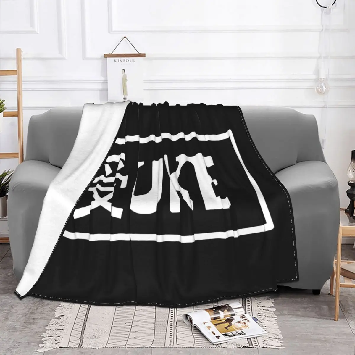 Uke Yaoi - Uke Kanji Bl Manga Anime Fujoshi Cosplay Kawaii Seme Different Comfortable Simple Better Throw Blanket