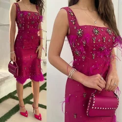 Customized Elegant Spaghetti Sheath Vertically S Occasion Evening Gown Ladies  For Special Occasions Formal