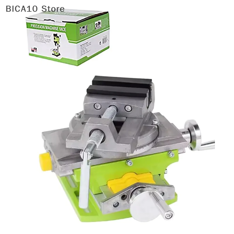 Фрезерные сверлильные тиски 2 в 1, поворотное основание, составной верстак, крестовый верстак, прецизионные сверхмощные крестовые тиски для сверлильного станка