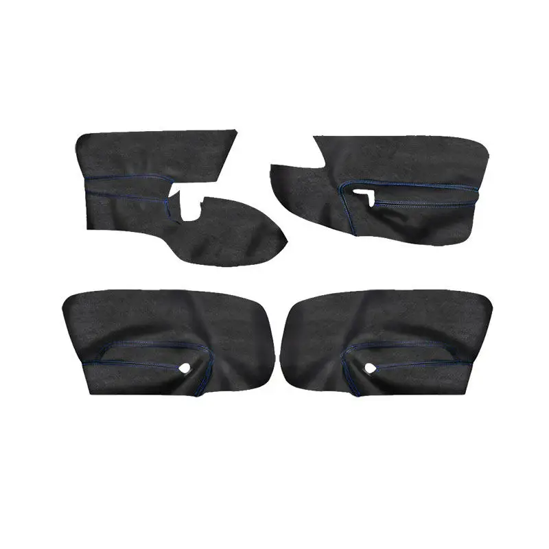 Für VW Golf 5 V MK5 Jetta 2005 2006 2007 2008 2009 2010 Auto-Innentürverkleidung, Armlehne, schwarzer Wildlederbezug, nur 4/5 Türen