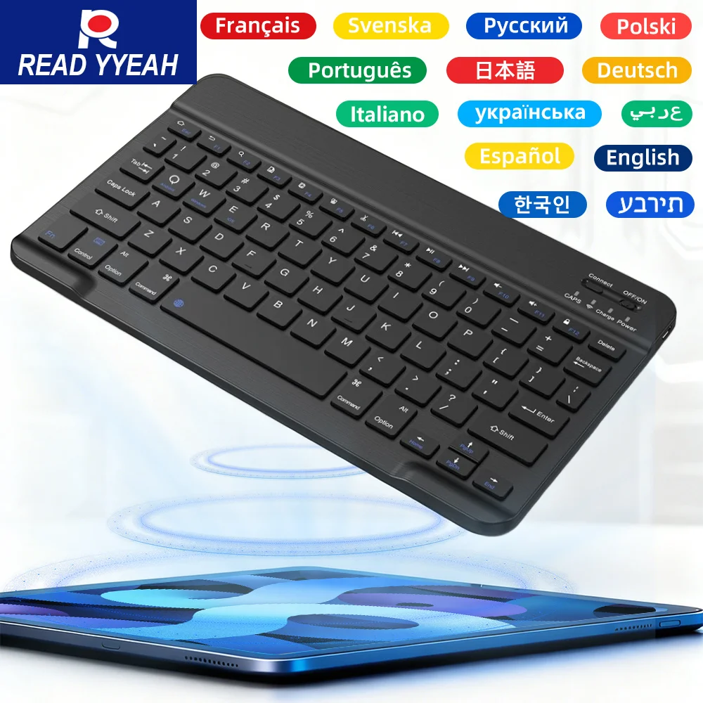 

The wireless Bluetooth keyboard for iPad 10th and 11th generation Pro Air Mini, rechargeable keyboard, Samsung Xiaomi keyboard