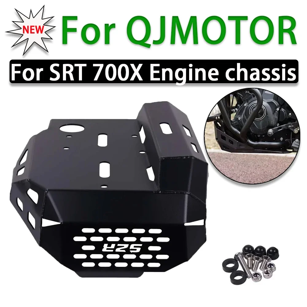 

Placa de deslizamiento para motocicleta cubierta protectora de motor Protector de chasis para Motor QJMOTOR QJ SRT 700X