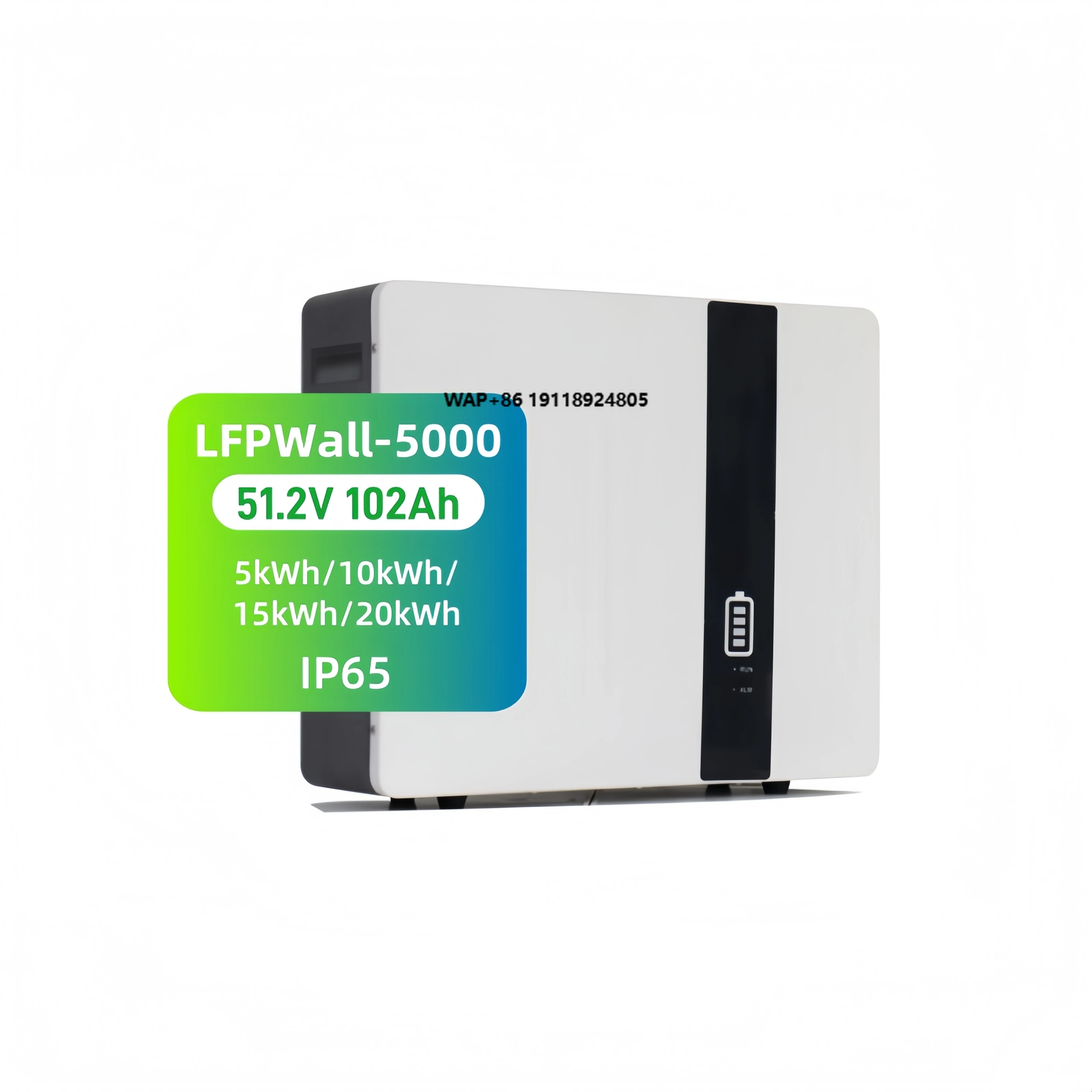 

Домашняя система хранения энергии: литиевая батарея LiFePO4 200Ач/100Ач, 51.2В/48В, 5кВт/10кВт, настенная, для солнечных электростанций, в наличии на складе в ЕС