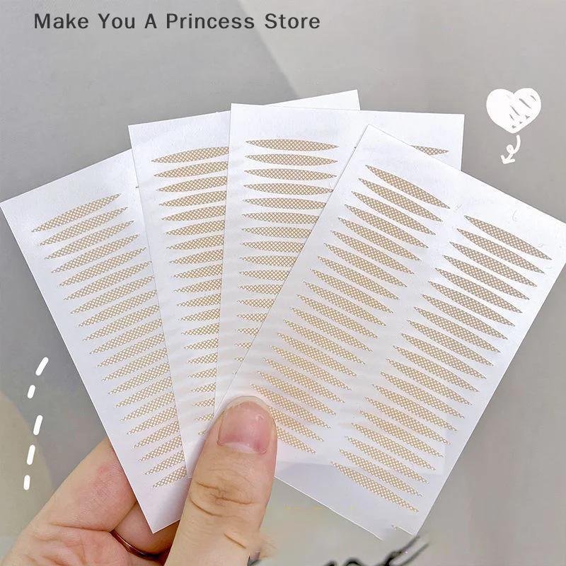 200 قطعة من شريط رفع العين غير المرئي بواسطة شريط رفع الجفن المزدوج غير المرئي أداة تجميل لزجة الجفن