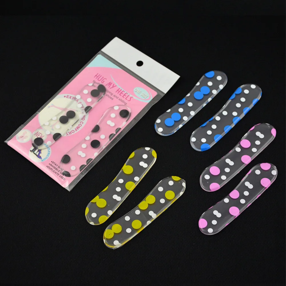 Invisible Transparent Protect Heel Silica Gel Palm Pad Massage foot High heel Arch insoles Insert Cushion 1pair=2pcs LX299