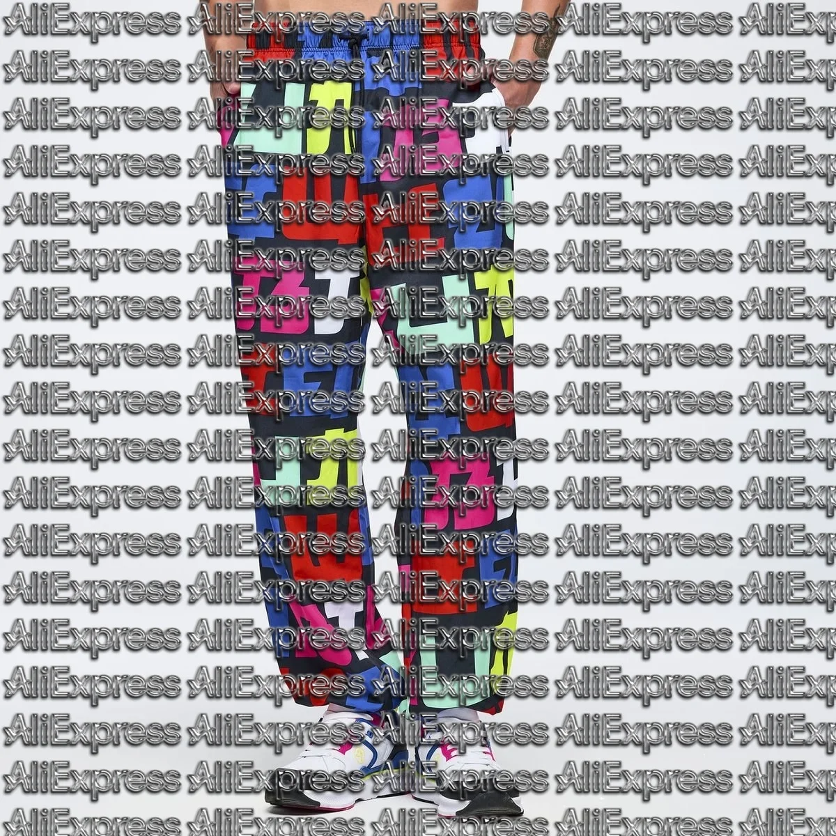 High Quality Loose Pants, Suitable for Fitness, Dance, Sports, Leisure, and Running. New ZWB Printed Adult and Children's Pants