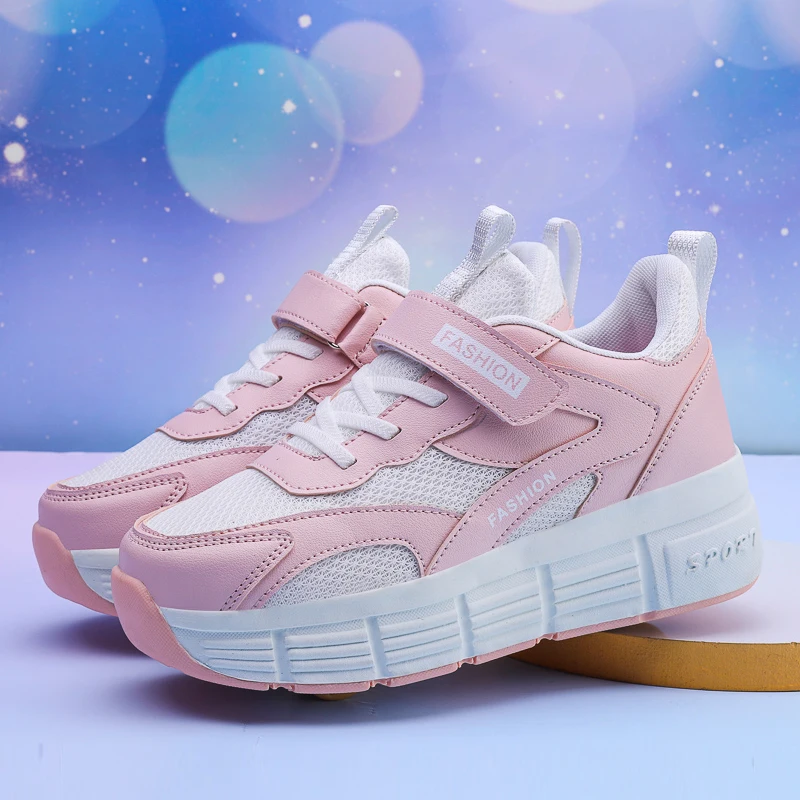 

Повседневные детские кроссовки с USB-перезарядкой и подсветкой, обувь для коньков для мальчиков и девочек, повседневная обувь для скейтбординга, роликовые коньки, уличная спортивная обувь