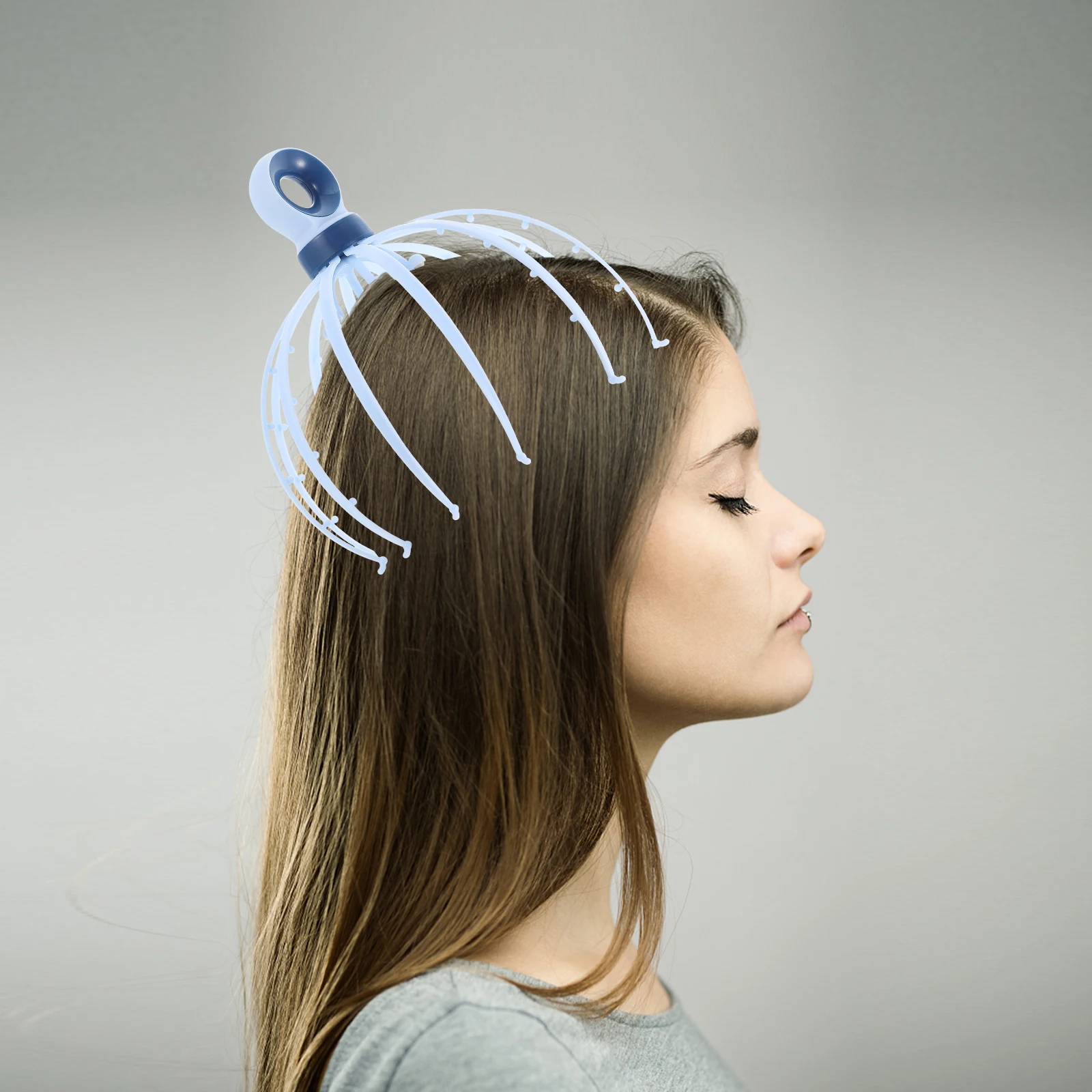

Head Massager Claw H held PP Material Steel Balls Scalp Tool Massage Device Family Travel Durable Safe Practical Gift