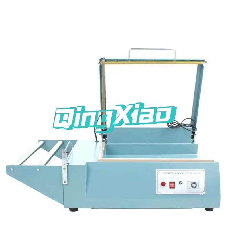 

Ручной L-образный станок для запайки и резки пленки, ручной упаковщик-резак для термоусадочной пленки POF, высокоэффективный станок для резки и упаковки складной пленки