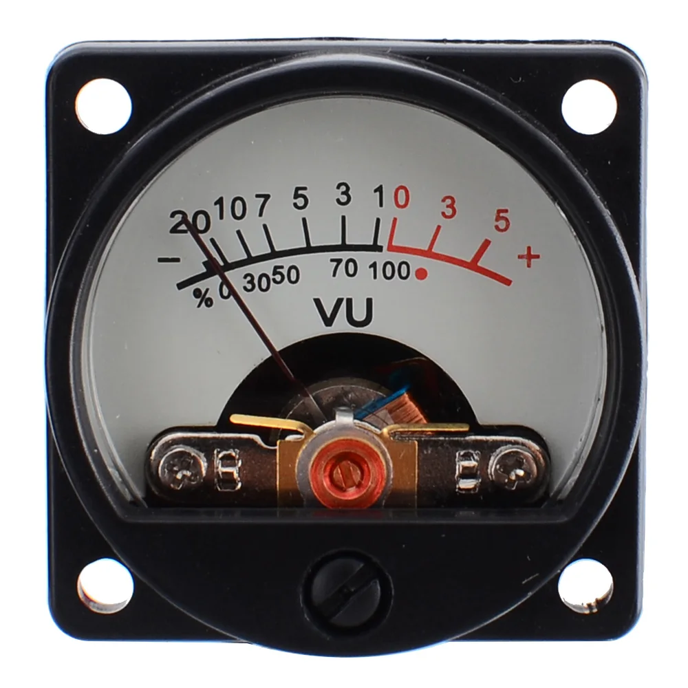 2pcs Panel VU Meter Warm Back Light Recording & Audio Level Amp DB Table FOR Driver Board