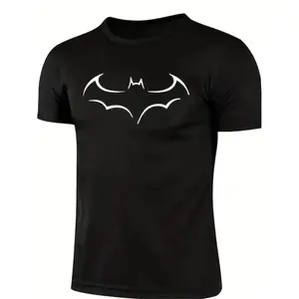 100% Cotton Golf Gift T-Shirt For Men and Women Casual, 2024 Large Size Mens Loose T Shirt, Fashion Bat Print Mens Short Sleeve T Shirt, Summer New Mens Casual T Shirt, Black -1 B13