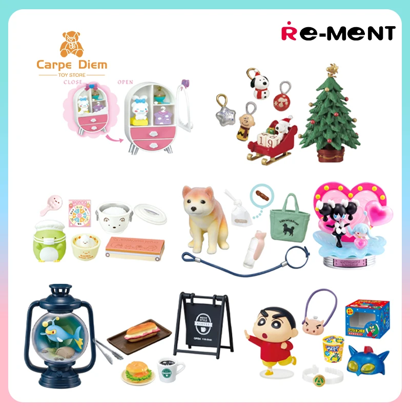 

Оригинальная миниатюрная сцена Re-Ment October, слепая коробка, полная коллекция, конфетный игрушечный орнамент, модная коллекция игрушек, детский рождественский подарок