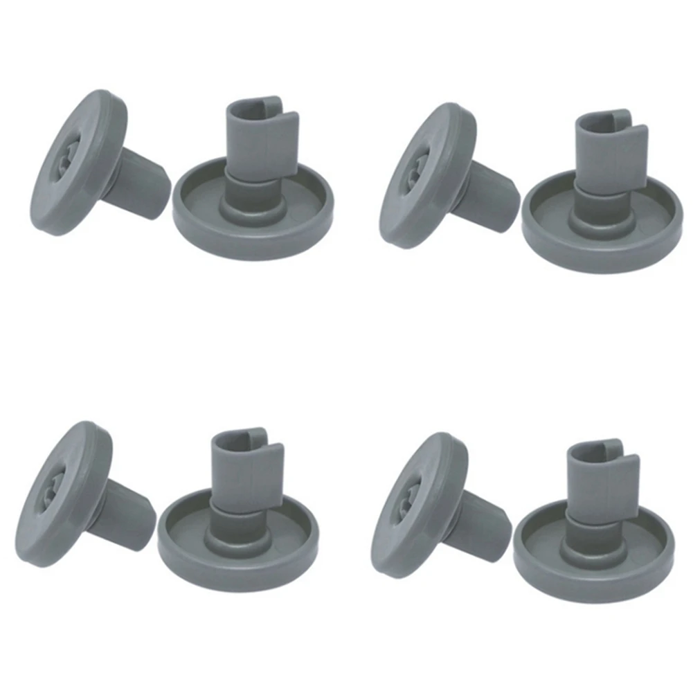 8ชิ้นล้อตะกร้าเครื่องล้างจานสำหรับ AEG Faviit สิทธิพิเศษขา Zanussi อะไหล่เครื่องซักผ้าจาน